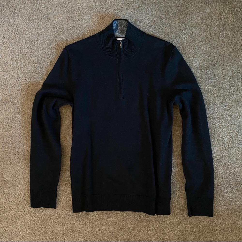 CALVIN KLEIN Men’s Quarter-Zip Sweater